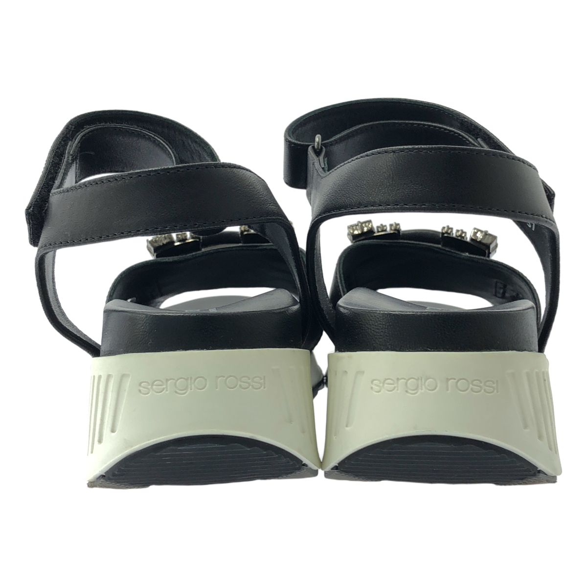 sergio rossi / セルジオロッシ SR SANDAL RUNNING ビジュー ランニング サンダル