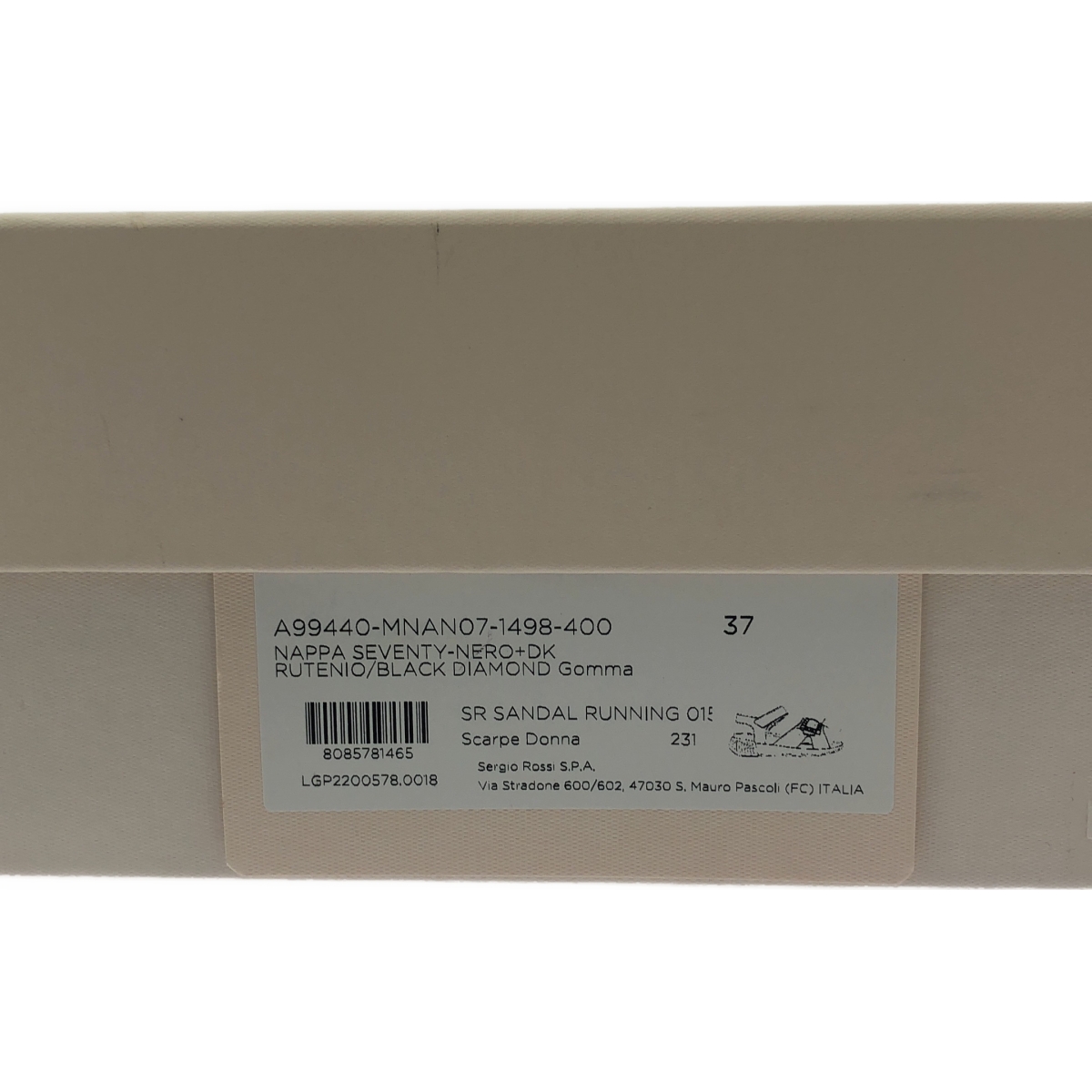 sergio rossi / セルジオロッシ SR SANDAL RUNNING ビジュー ランニング サンダル