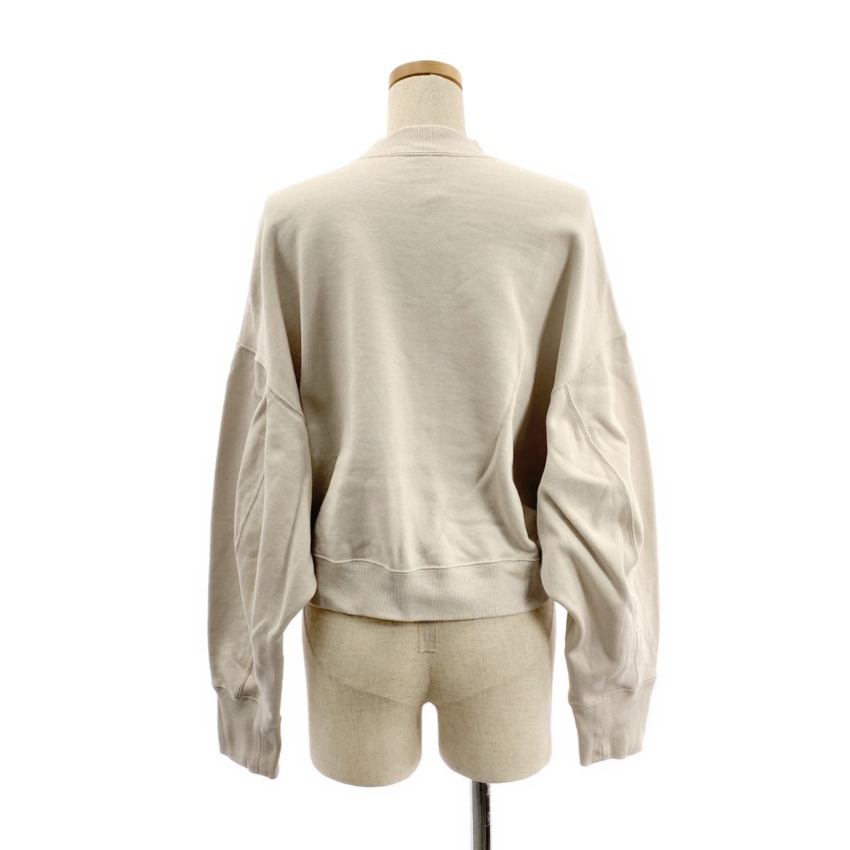 Mame Kurogouchi / マメクロゴウチ Cording Embroidery Cropped Sweatshirt / エンブロイダリー スウェット トレーナー