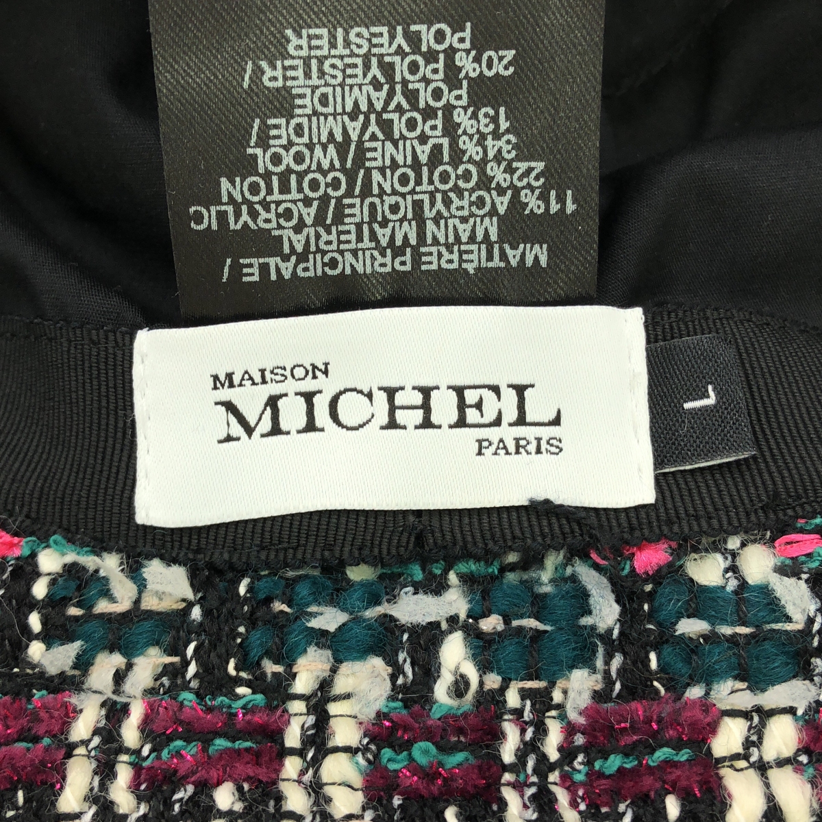 Maison Michel / メゾンミッシェル Axel ツイード バケット ハット