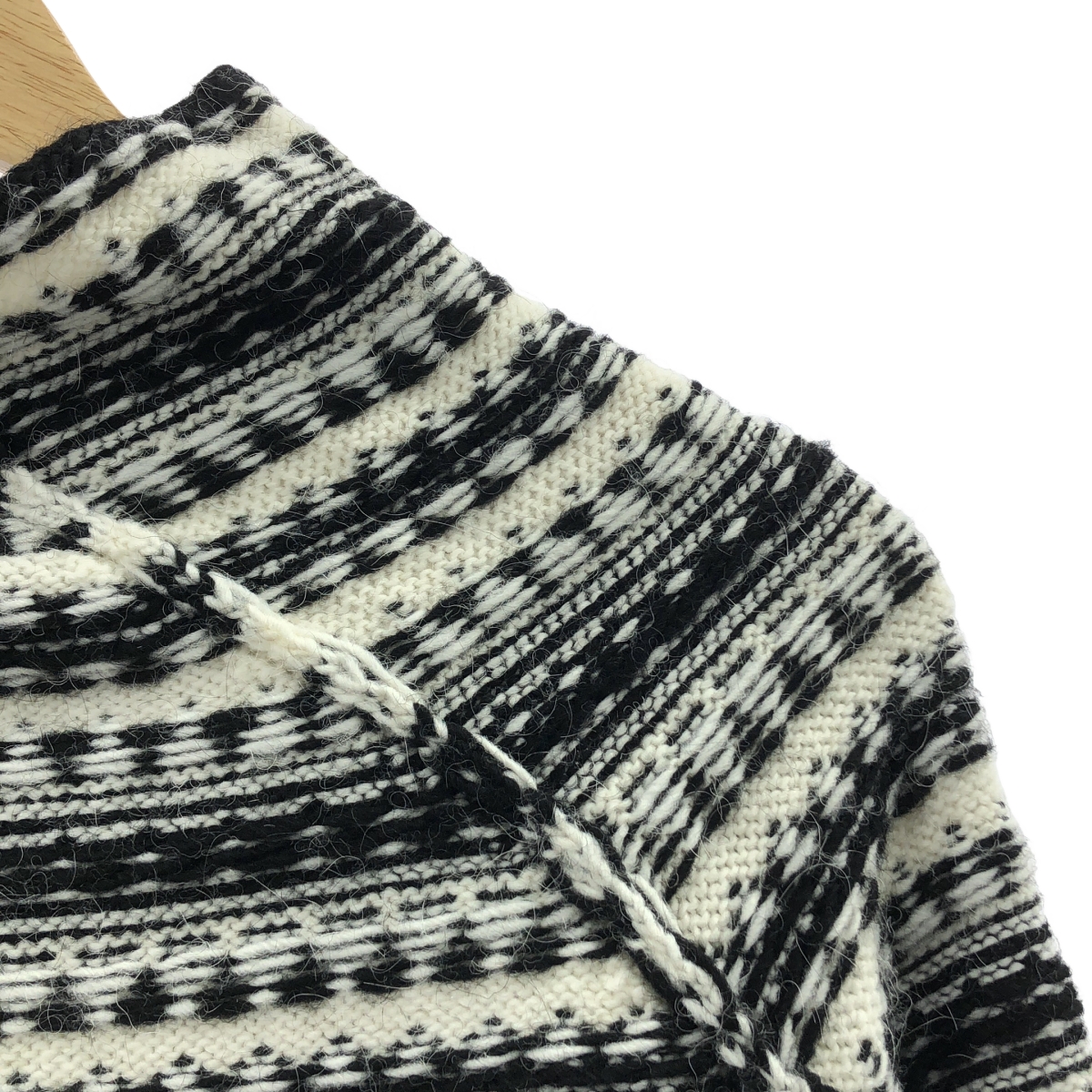 MM6 Maison Margiela / エムエムシックスメゾンマルジェラ アルパカ混 インサイドアウト ニット