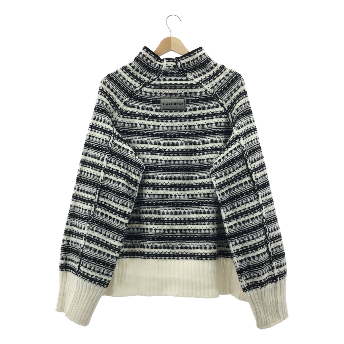 MM6 Maison Margiela / エムエムシックスメゾンマルジェラ アルパカ混 インサイドアウト ニット