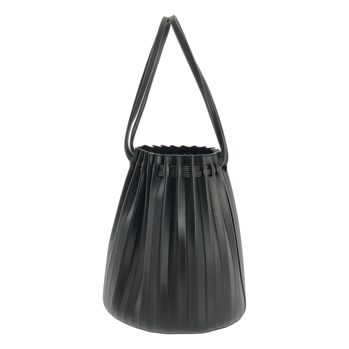 MANSUR GAVRIEL / マンサーガブリエル プリーツ ドローストリング 巾着 ショルダーバッグ