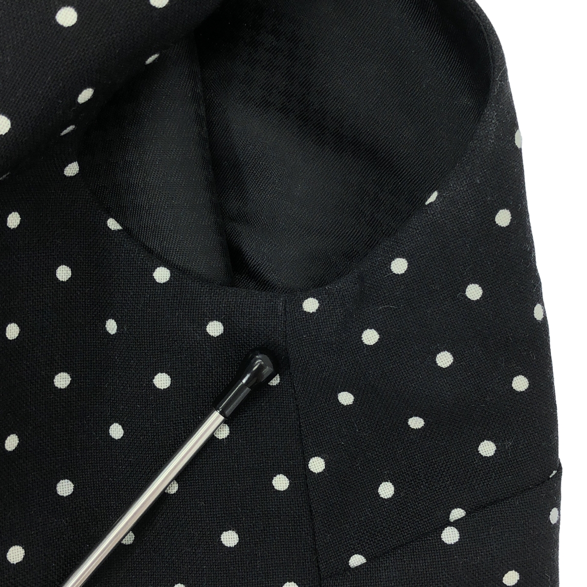 DOLCE＆GABBANA / ドルチェ＆ガッバーナドルガバ ウール ドット ノースリーブ ワンピース