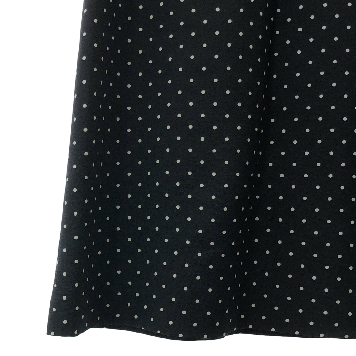 DOLCE＆GABBANA / ドルチェ＆ガッバーナドルガバ ウール ドット ノースリーブ ワンピース