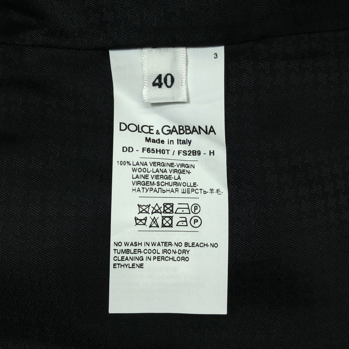 DOLCE＆GABBANA / ドルチェ＆ガッバーナドルガバ ウール ドット ノースリーブ ワンピース