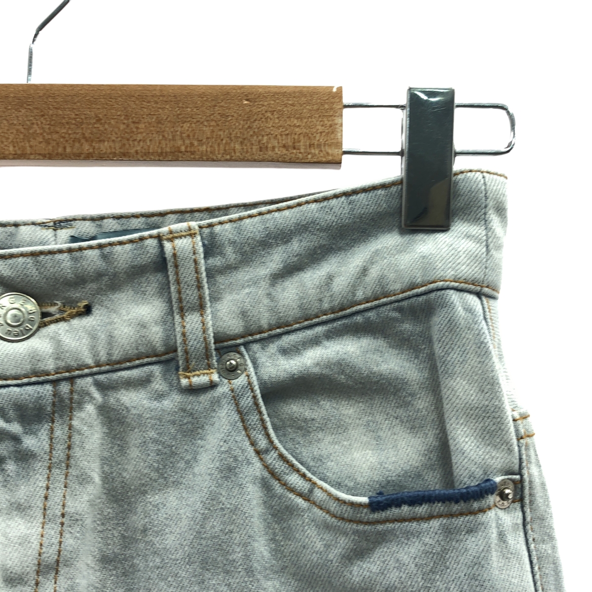 SERGE de bleu / サージ × SAYAKADAVIS / グラデーション ワイドデニムパンツ