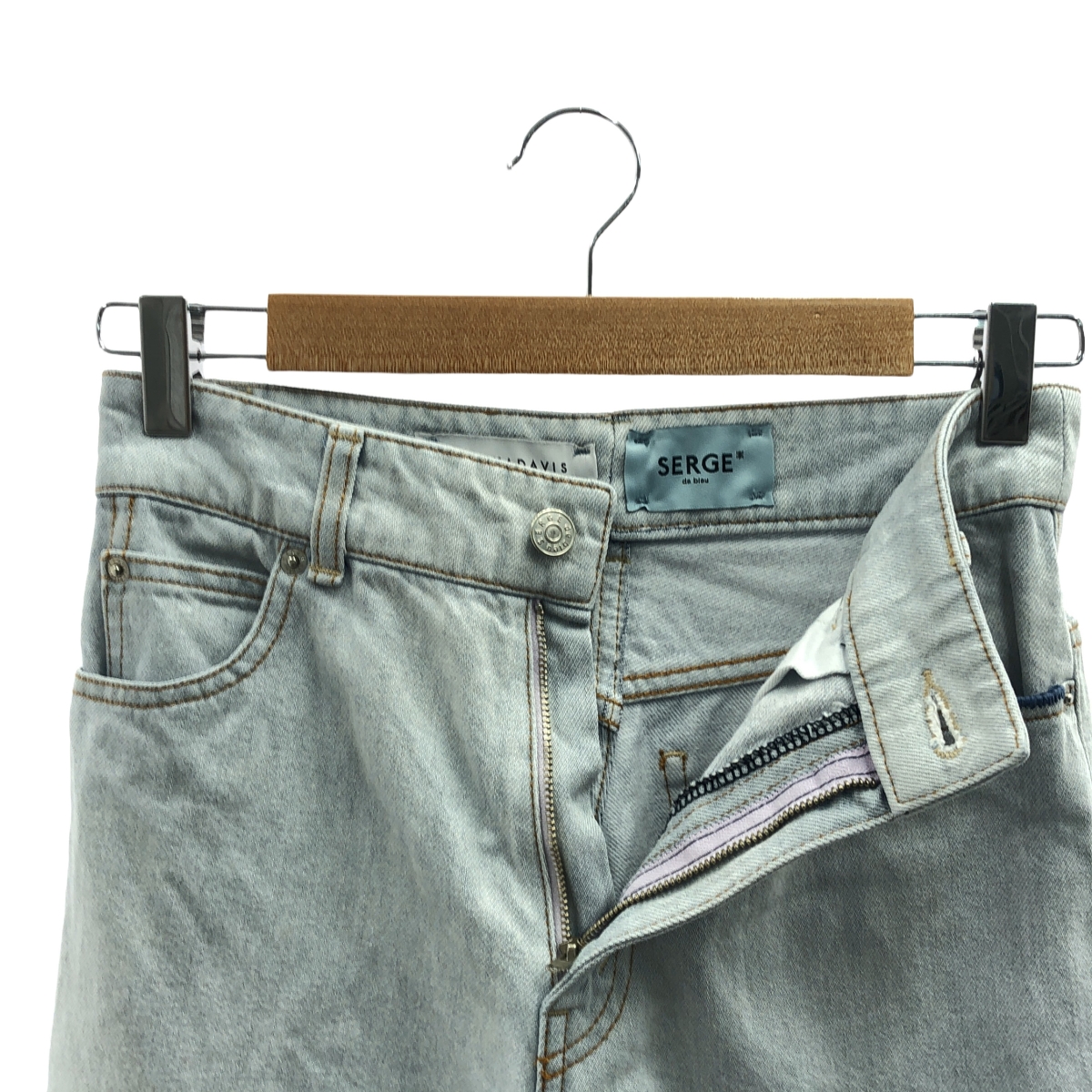 SERGE de bleu / サージ × SAYAKADAVIS / グラデーション ワイドデニムパンツ