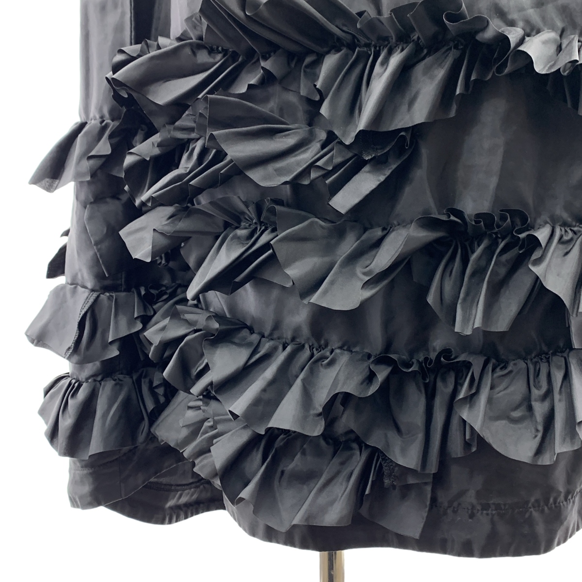 COMME des GARCONS COMME des GARCONS / コムコム ポリエステル フリル 装飾 ドローストリング スカート