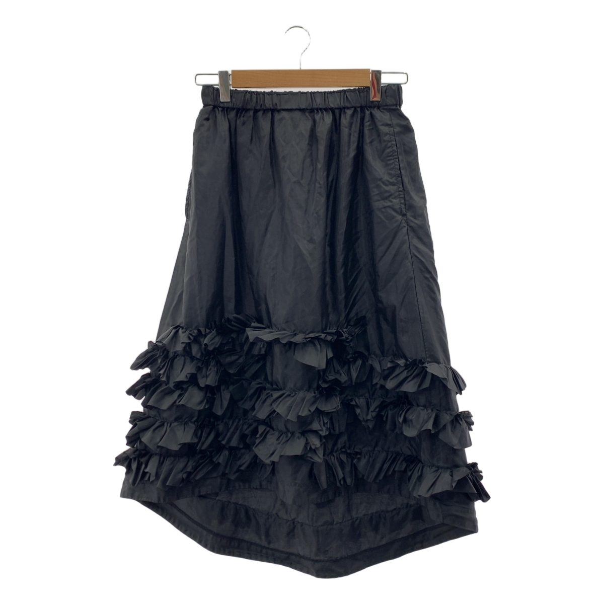 COMME des GARCONS COMME des GARCONS / コムコム ポリエステル フリル 装飾 ドローストリング スカート