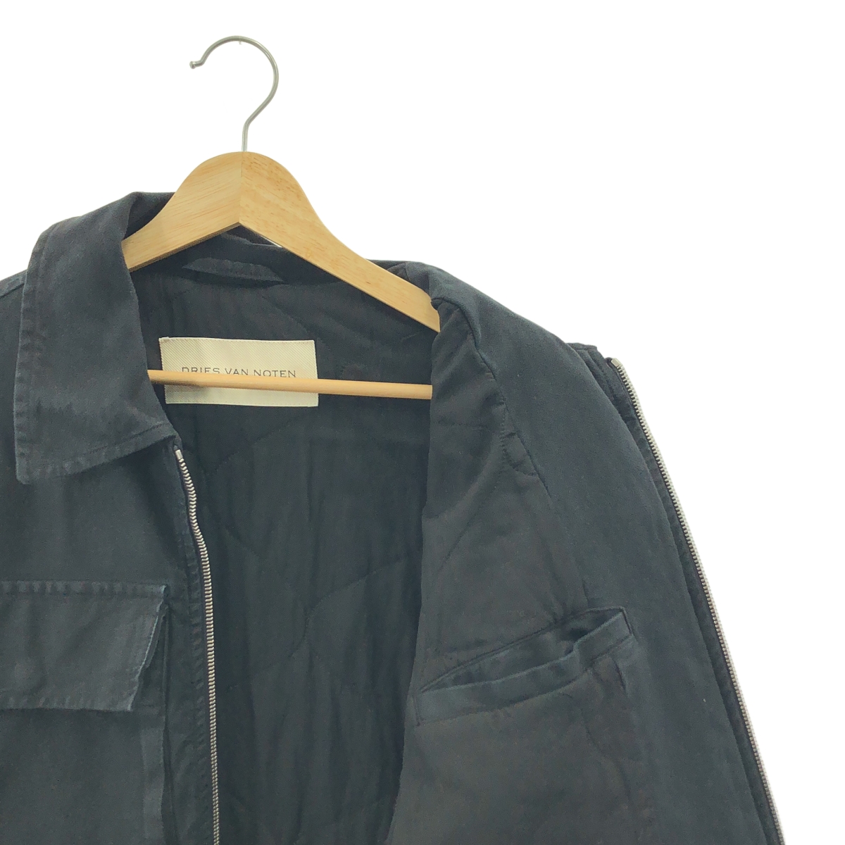 DRIES VAN NOTEN / ドリスヴァンノッテン VONAC BIS GD 7333 M.W.JACKET オーバーダイ 中綿キルティング ジャケット