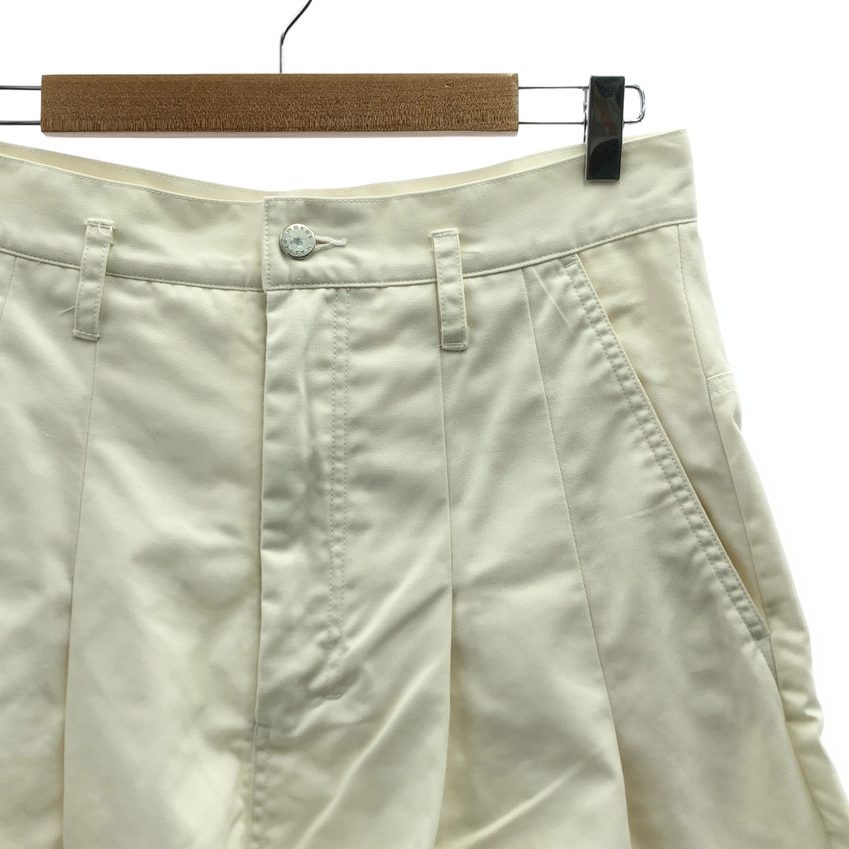 SHINYA KOZUKA / シンヤコヅカ Hi BAGGY WITH NO PRINT 2タック ポリコットンツイル バギーパンツ