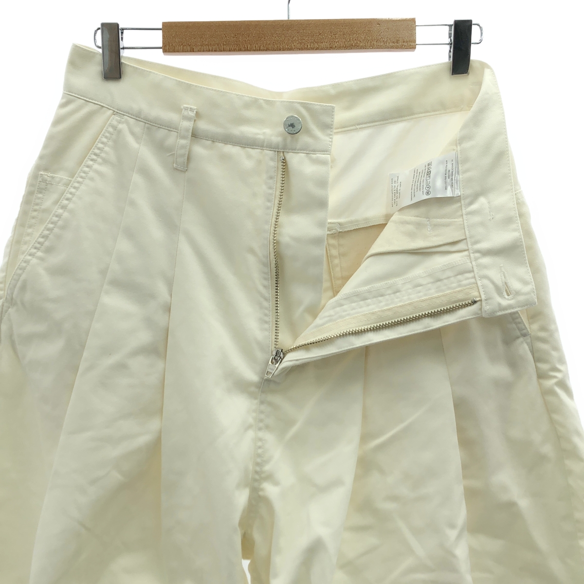 SHINYA KOZUKA / シンヤコヅカ Hi BAGGY WITH NO PRINT 2タック ポリコットンツイル バギーパンツ