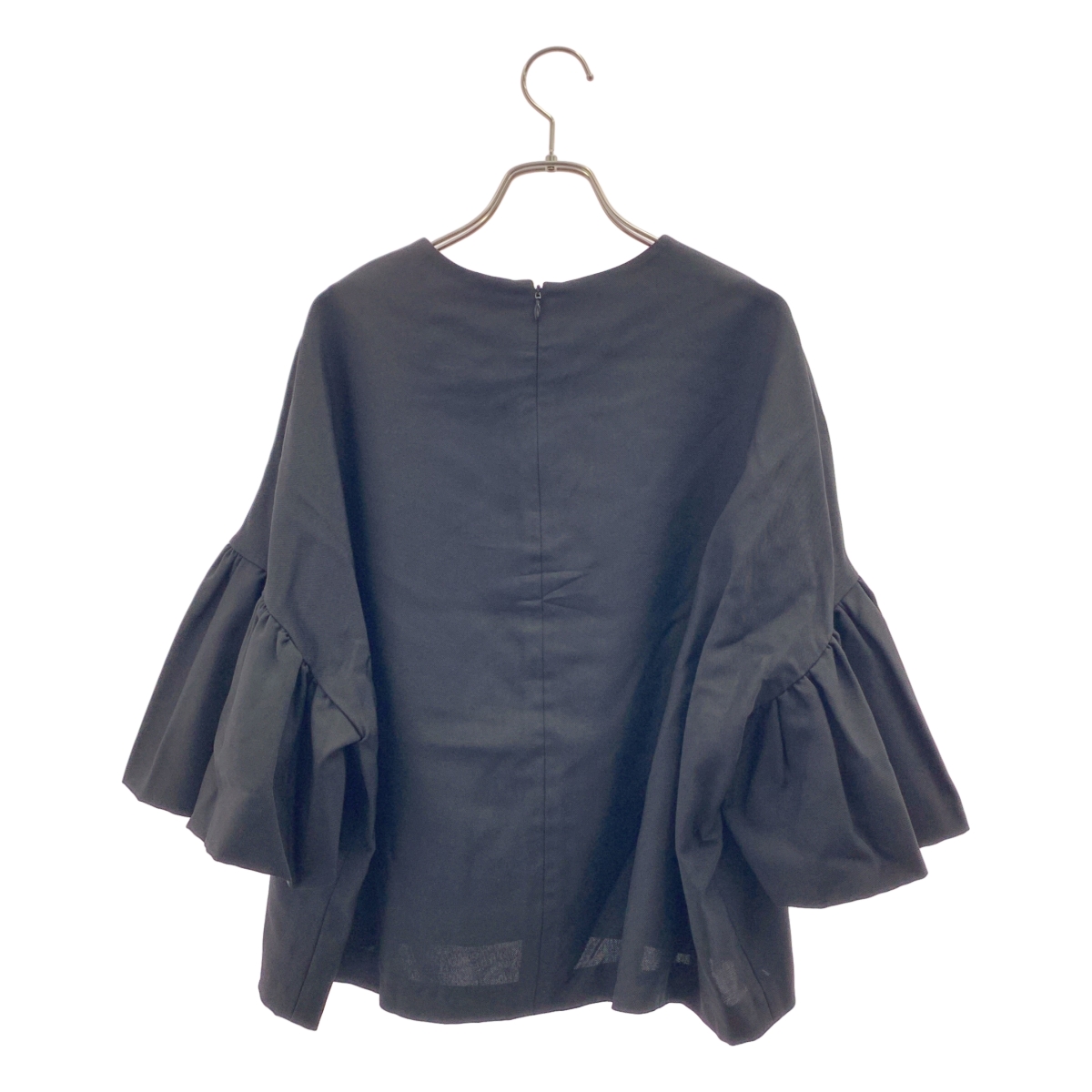 MUSE de Deuxieme Classe / ミューズドゥーズィーエムクラス レーヨン カルゼ ギャザー ブラウス シャツ