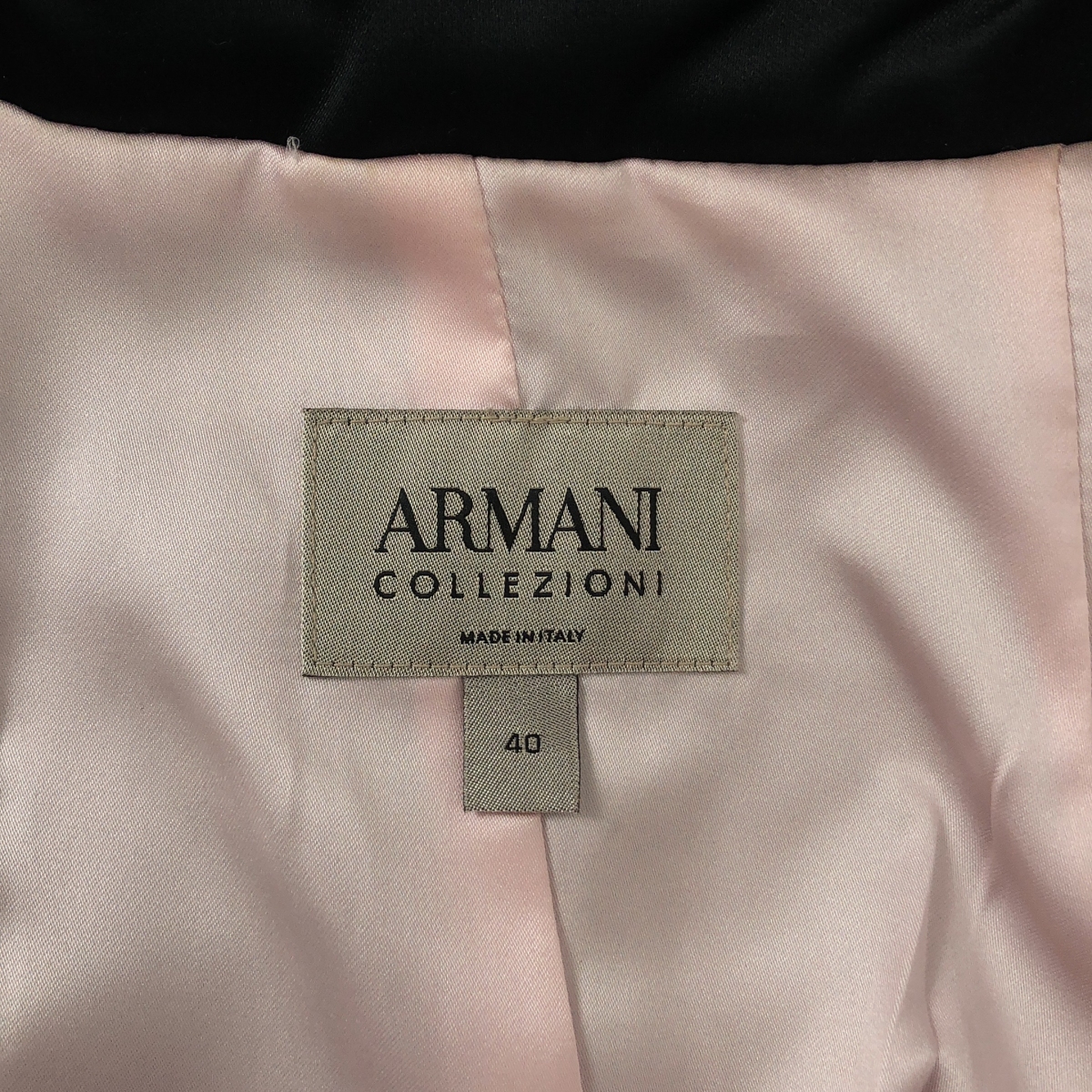 ARMANI COLLEZIONI / アルマーニコレツォーニ ラウンドカラー ボレロ ジャケット