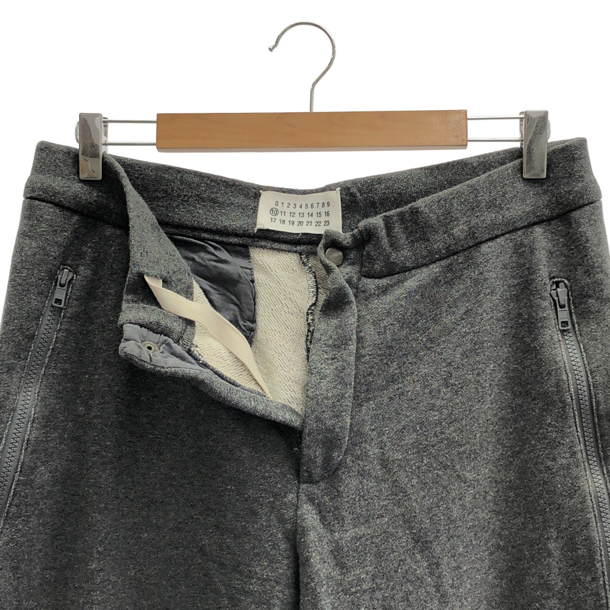 Maison Martin Margiela / メゾンマルタンマルジェラ ジップポケット ドローストリング スウェット イージー パンツ