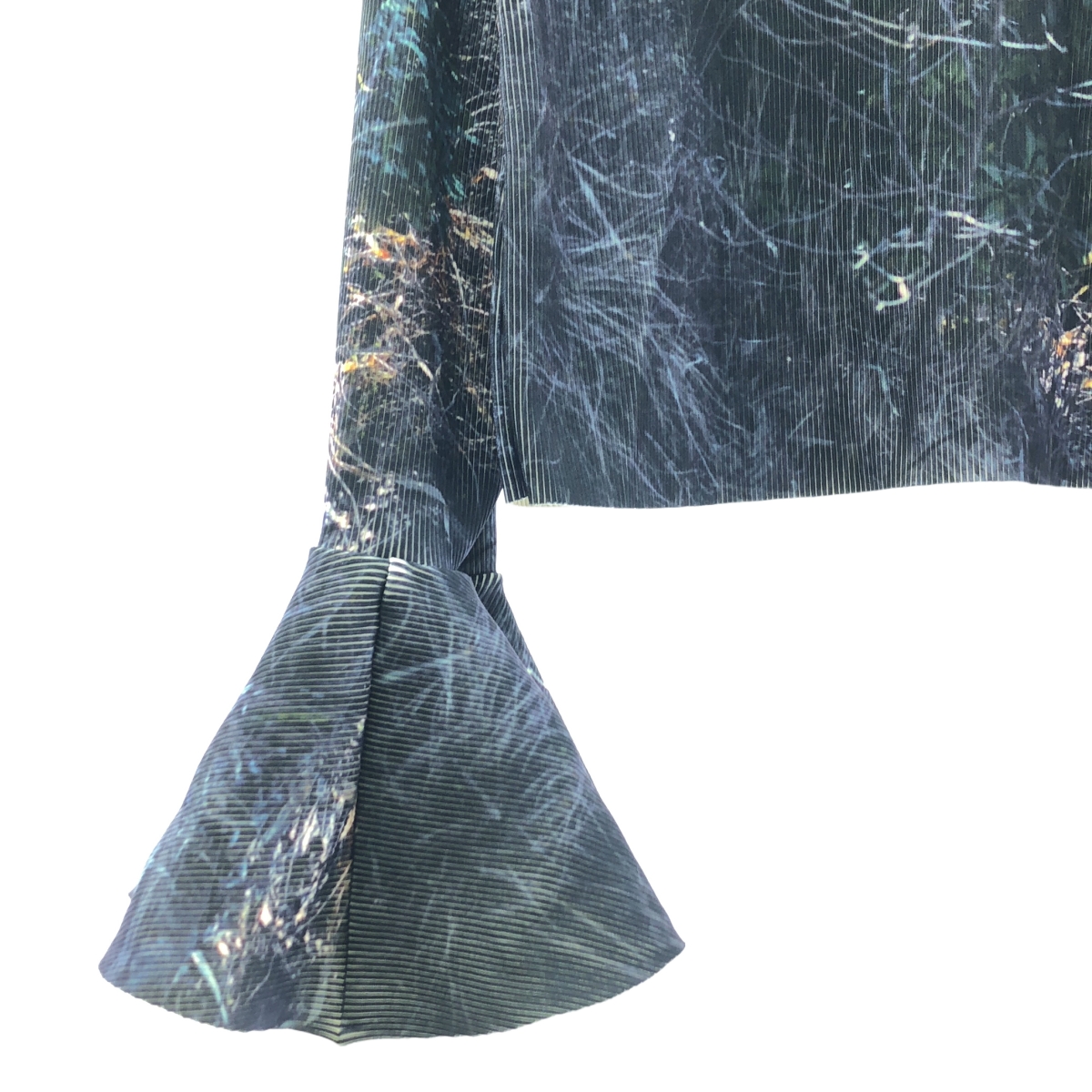 NON TOKYO / ノントーキョー PRINT RIB FLARE SLEEVE C/S フレアスリーブ プリントリブ カットソー