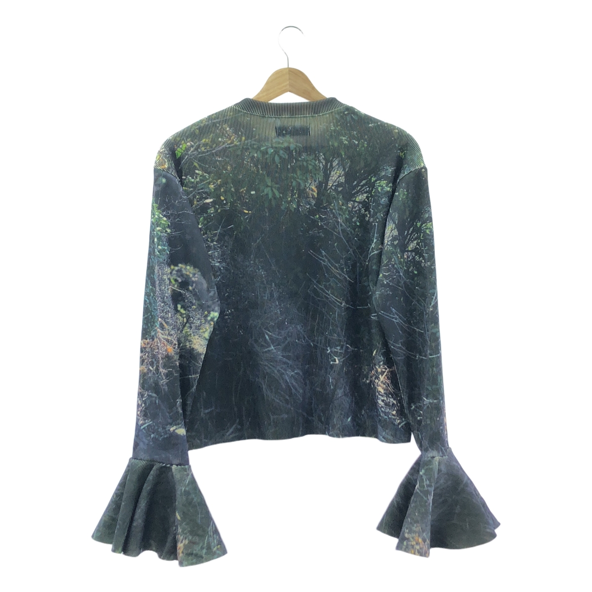 NON TOKYO / ノントーキョー PRINT RIB FLARE SLEEVE C/S フレアスリーブ プリントリブ カットソー