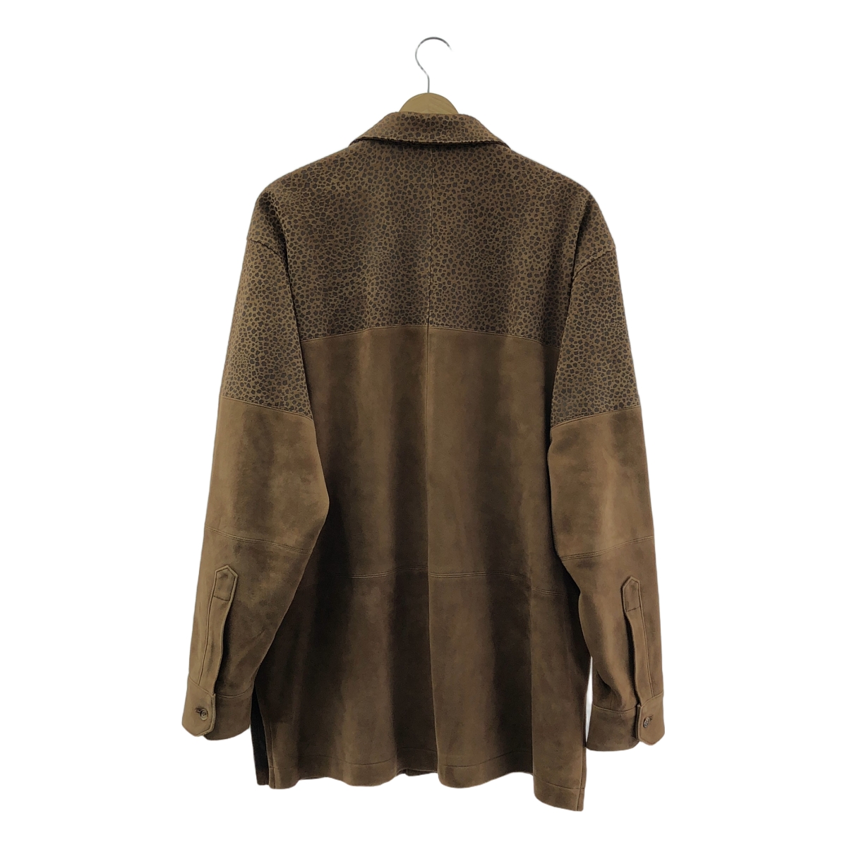 NICENESS / ナイスネス BOLAN アマゾンジャガー柄 切替 スエード ジャケット