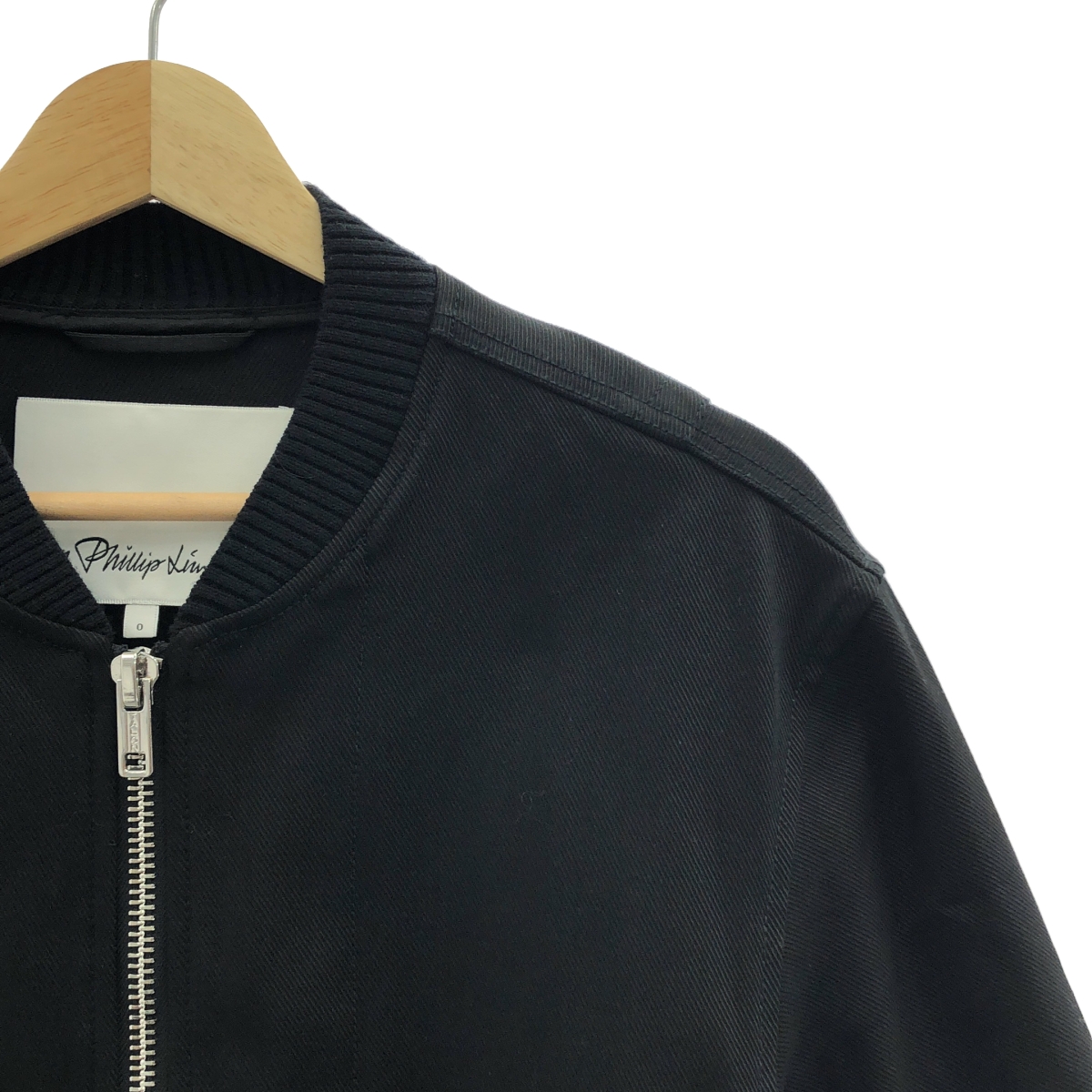 3.1 Phillip Lim / スリーワンフィリップリム ストライプシャツ ドッキング ブルゾン ジャケット