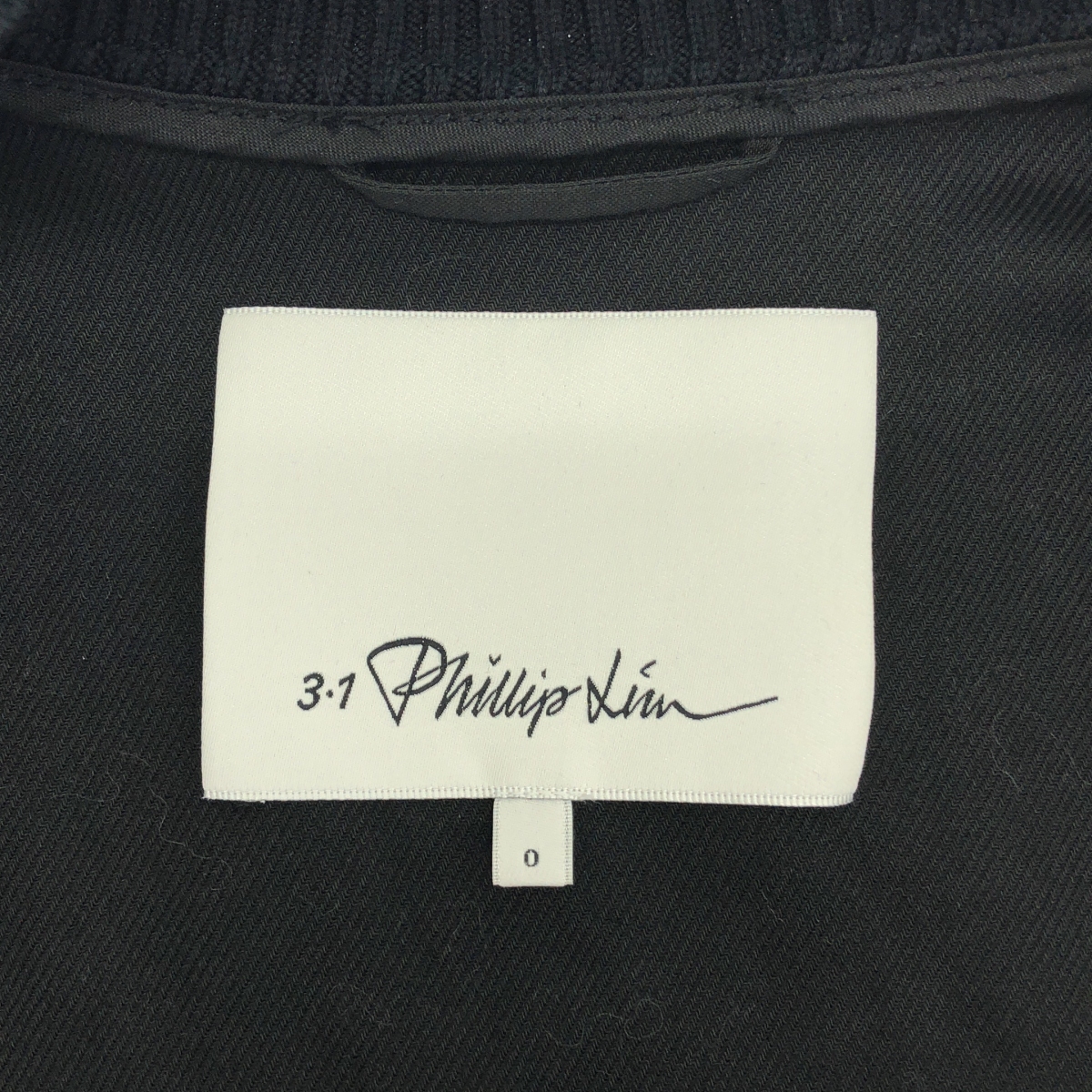 3.1 Phillip Lim / スリーワンフィリップリム ストライプシャツ ドッキング ブルゾン ジャケット
