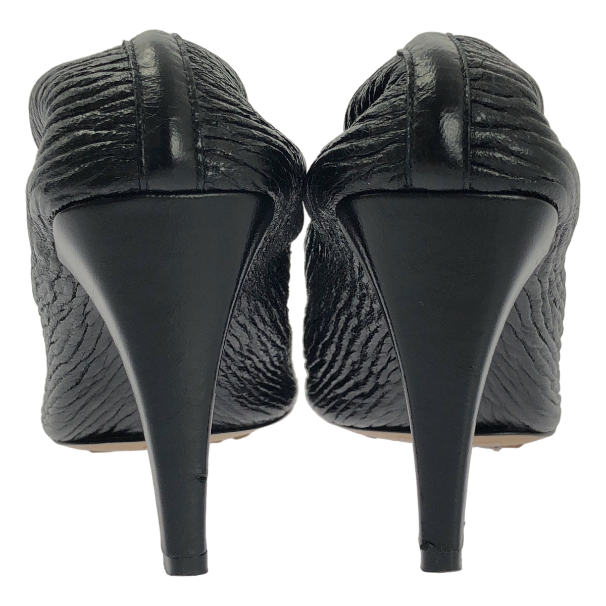 BOTTEGA VENETA / ボッテガヴェネタ スクエアトゥ アーモンド ヒールパンプス