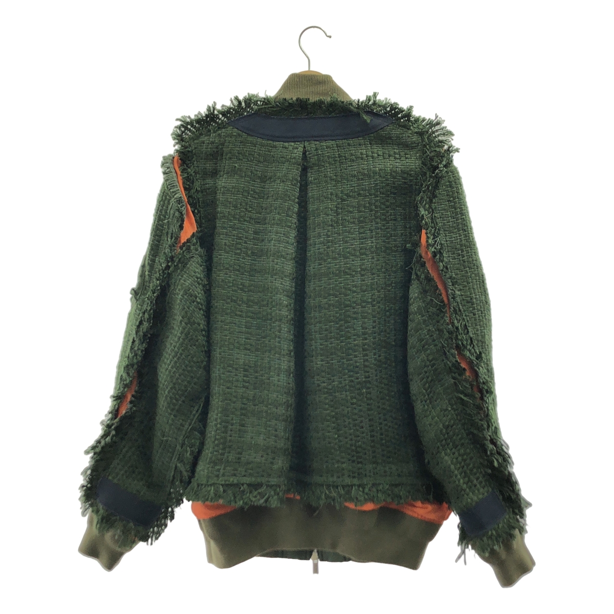 sacai / サカイ MA-1 カットアウト ドッキング ツイード ジャケット