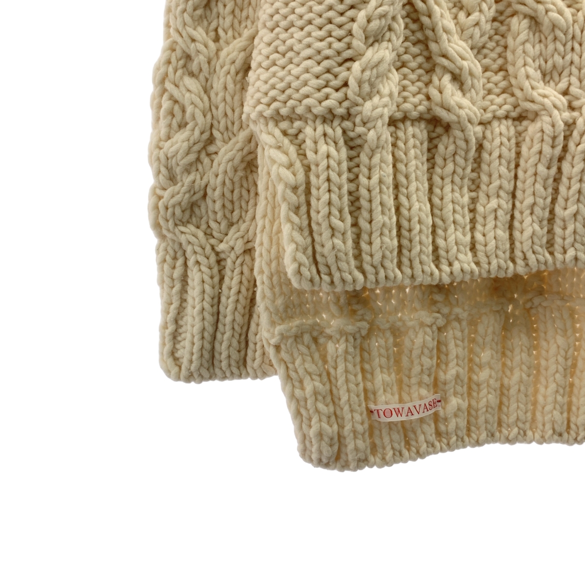 TOWAVASE / トワヴァーズ フィッシャーウーマンズ プルオーバー ローゲージ ウールニット