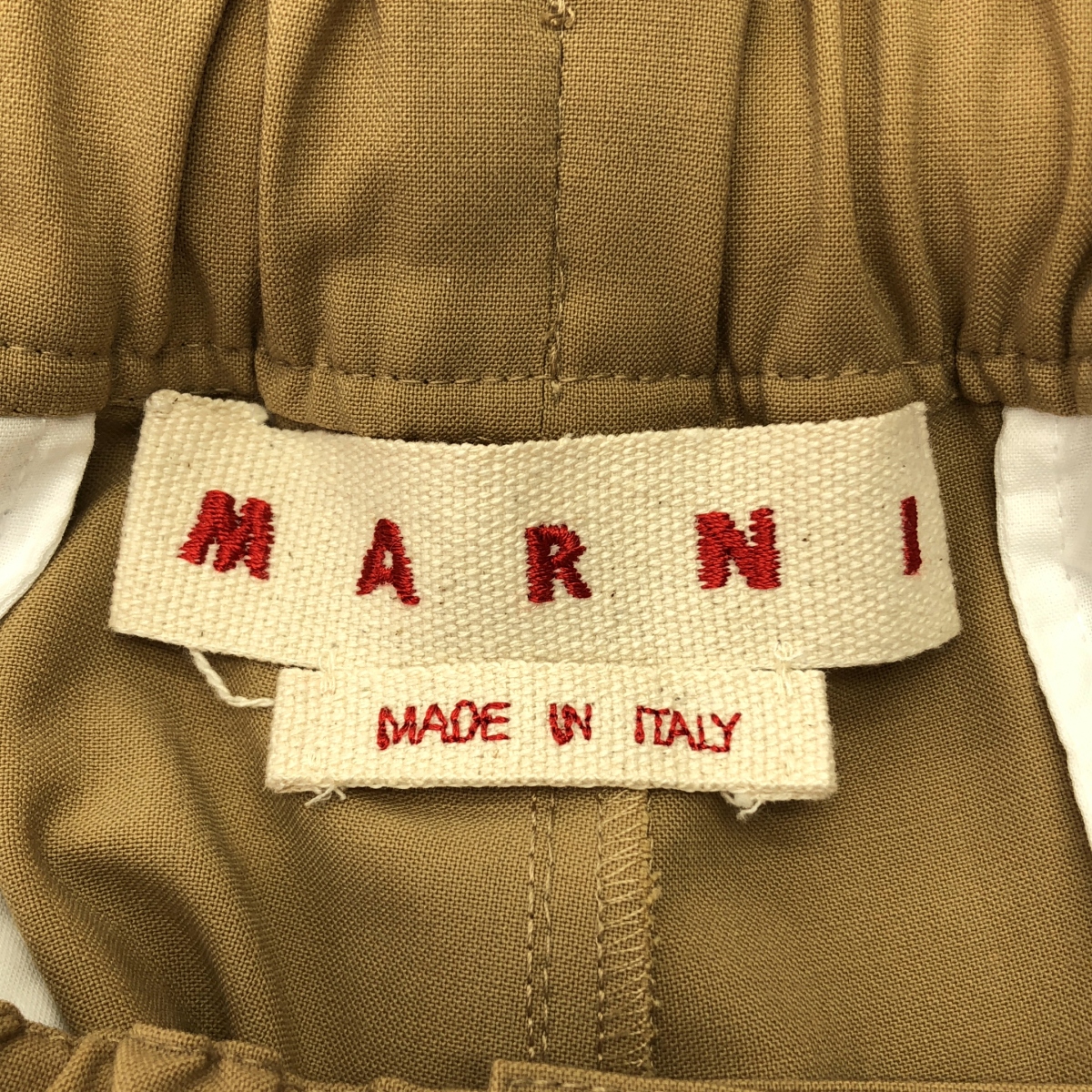 MARNI / マルニ ポリエステル ウール ストレート パンツ