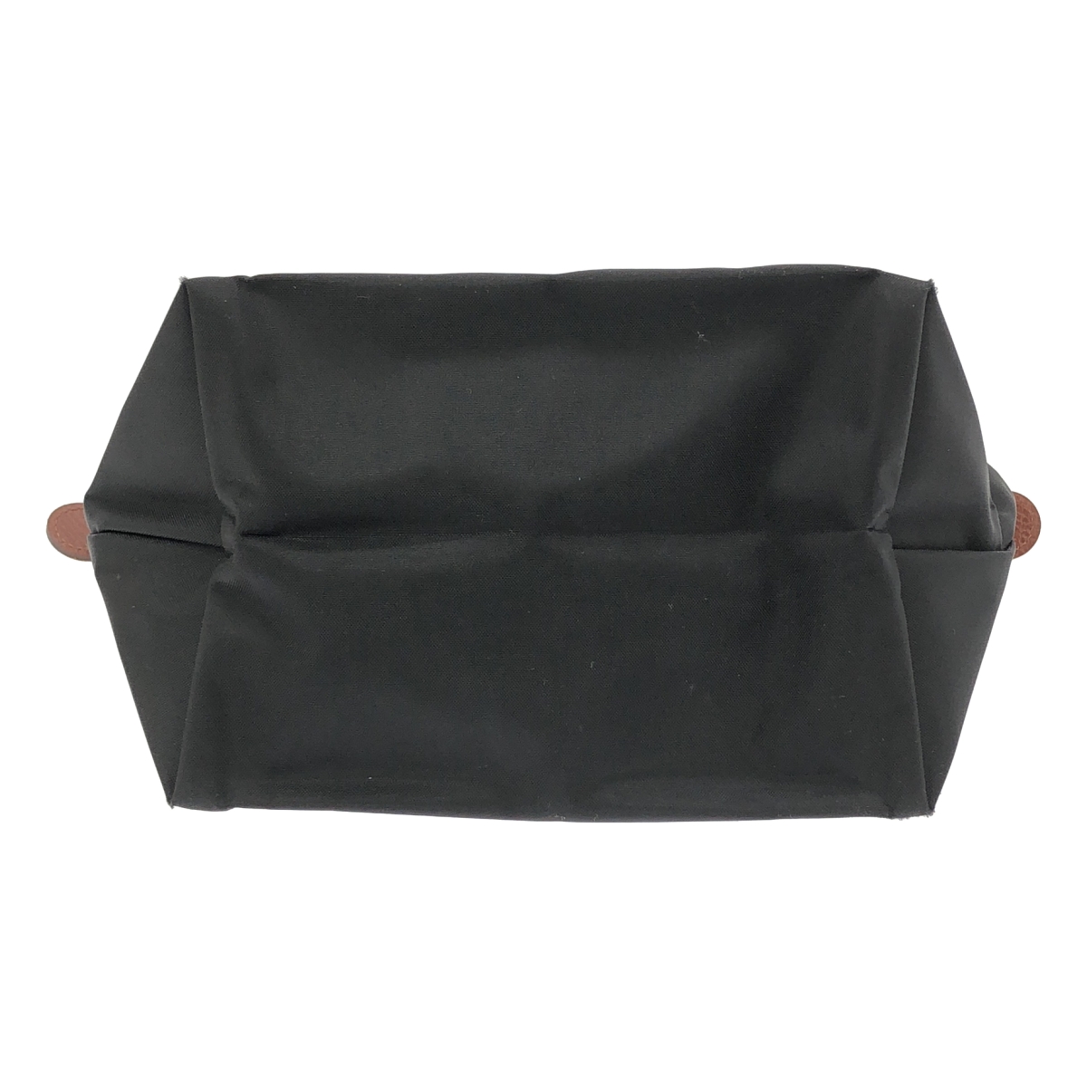 Longchamp / ロンシャン le pliage type s modele depose / レザー切替 ロゴ ハンド トートバッグ