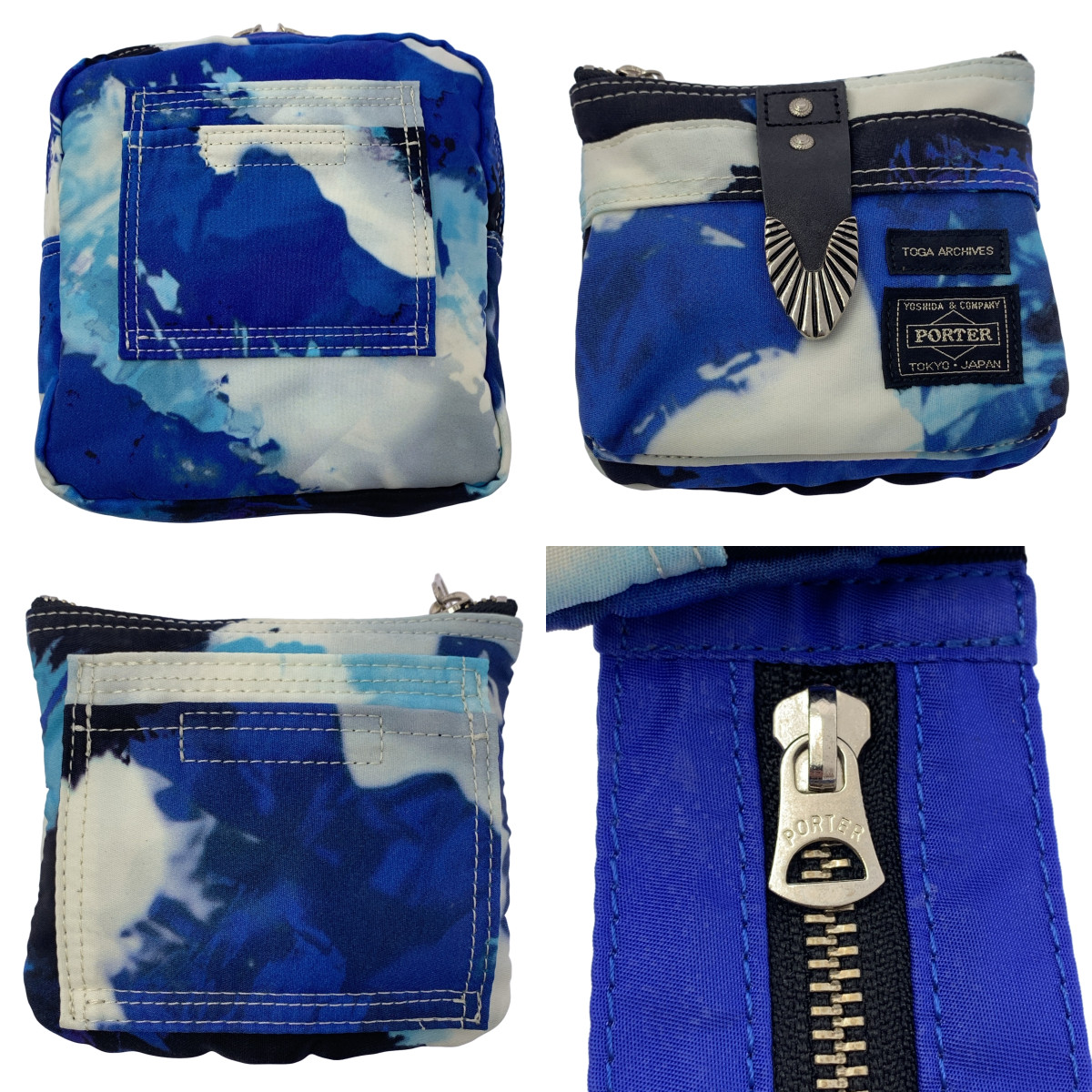 TOGA / トーガ × PORTER / ポーター Belt bag / レザー切替 コンチョ ベルトバッグ / ユニセックス