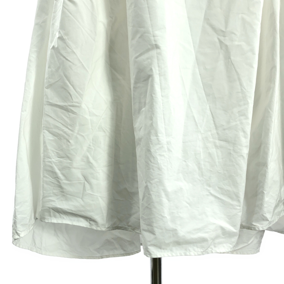 JIL SANDER / ジルサンダー ノースリーブ コットン フリル ドレス ワンピース