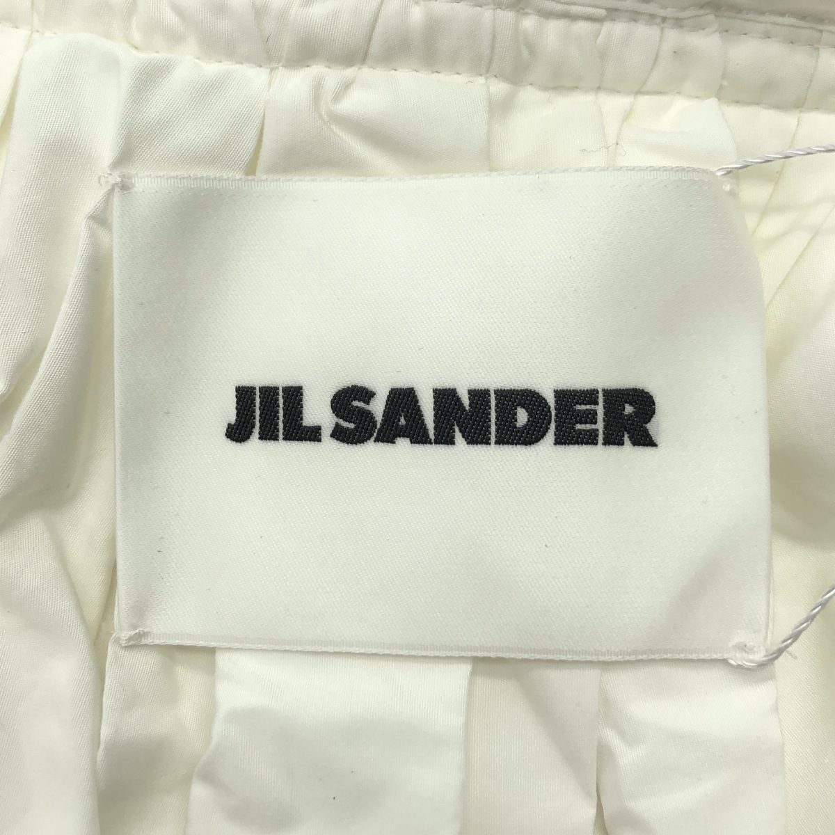 JIL SANDER / ジルサンダー ノースリーブ コットン フリル ドレス ワンピース