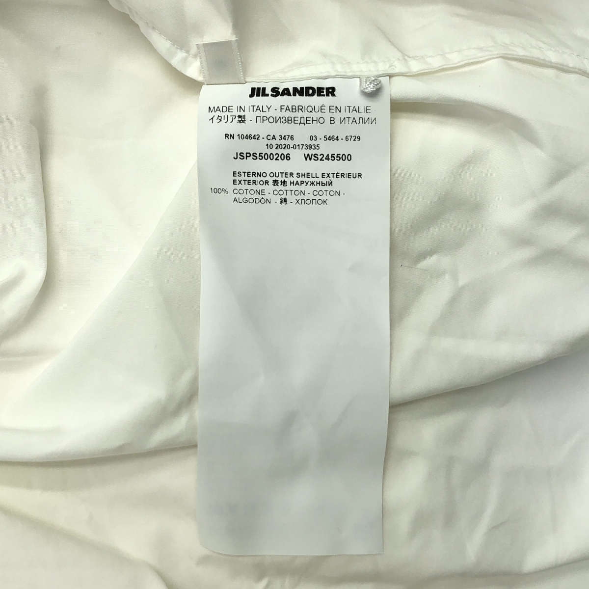 JIL SANDER / ジルサンダー ノースリーブ コットン フリル ドレス ワンピース