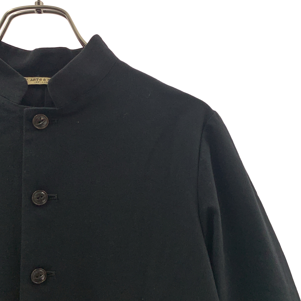 ARTS&SCIENCE / アーツアンドサイエンス コットン ウール スタンドカラーコート