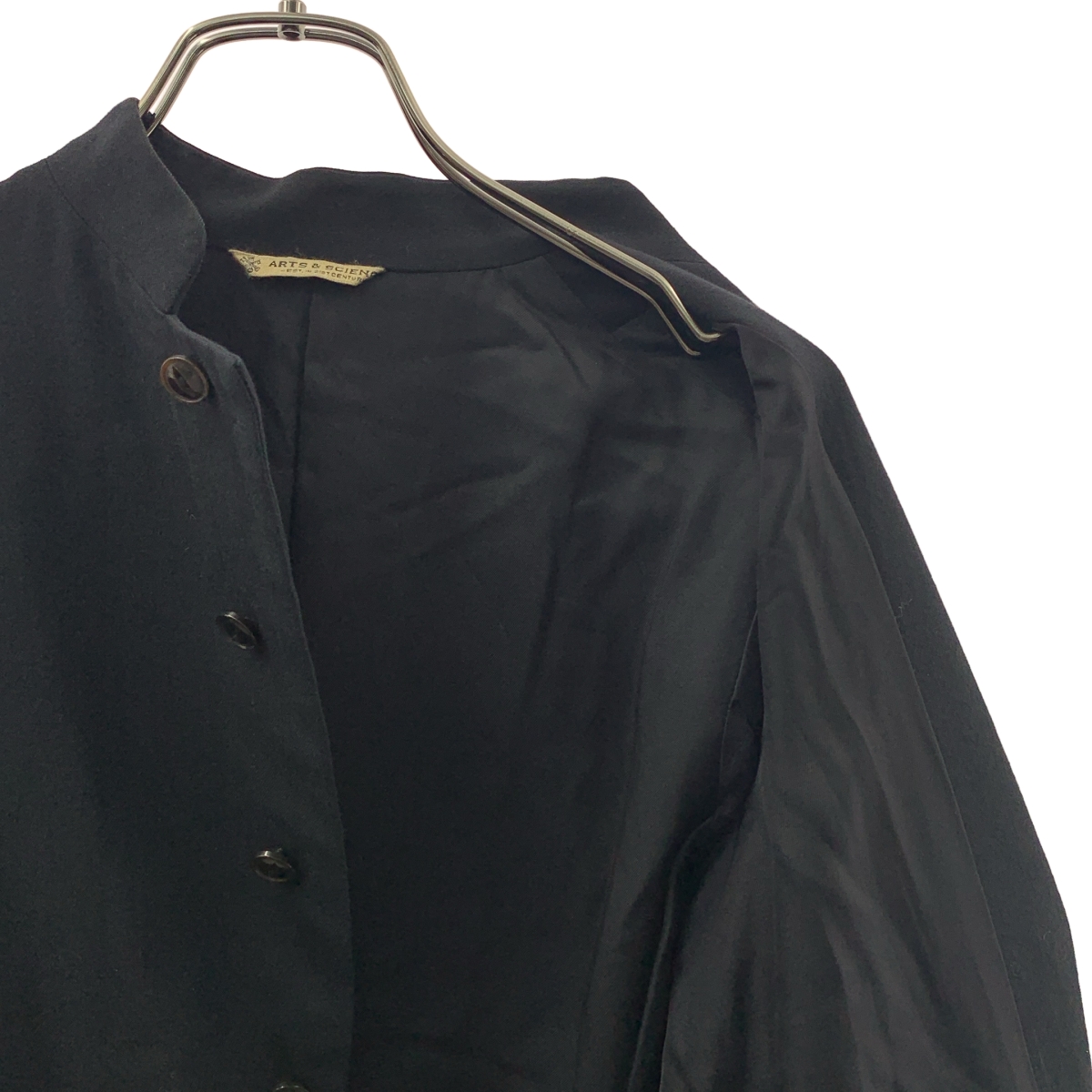 ARTS&SCIENCE / アーツアンドサイエンス コットン ウール スタンドカラーコート