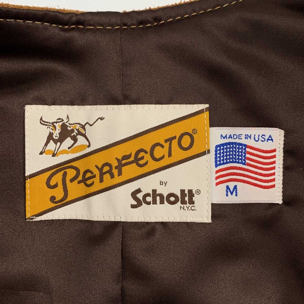 SCHOTT / ショット スエード ベスト / 総裏地