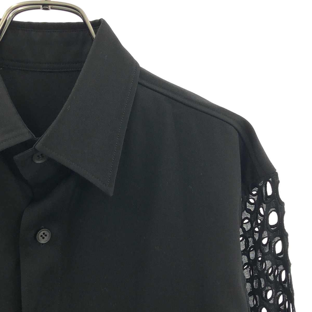 Y's / ワイズヨウジヤマモト パンチングシアースリーブ シャツ ブラウス