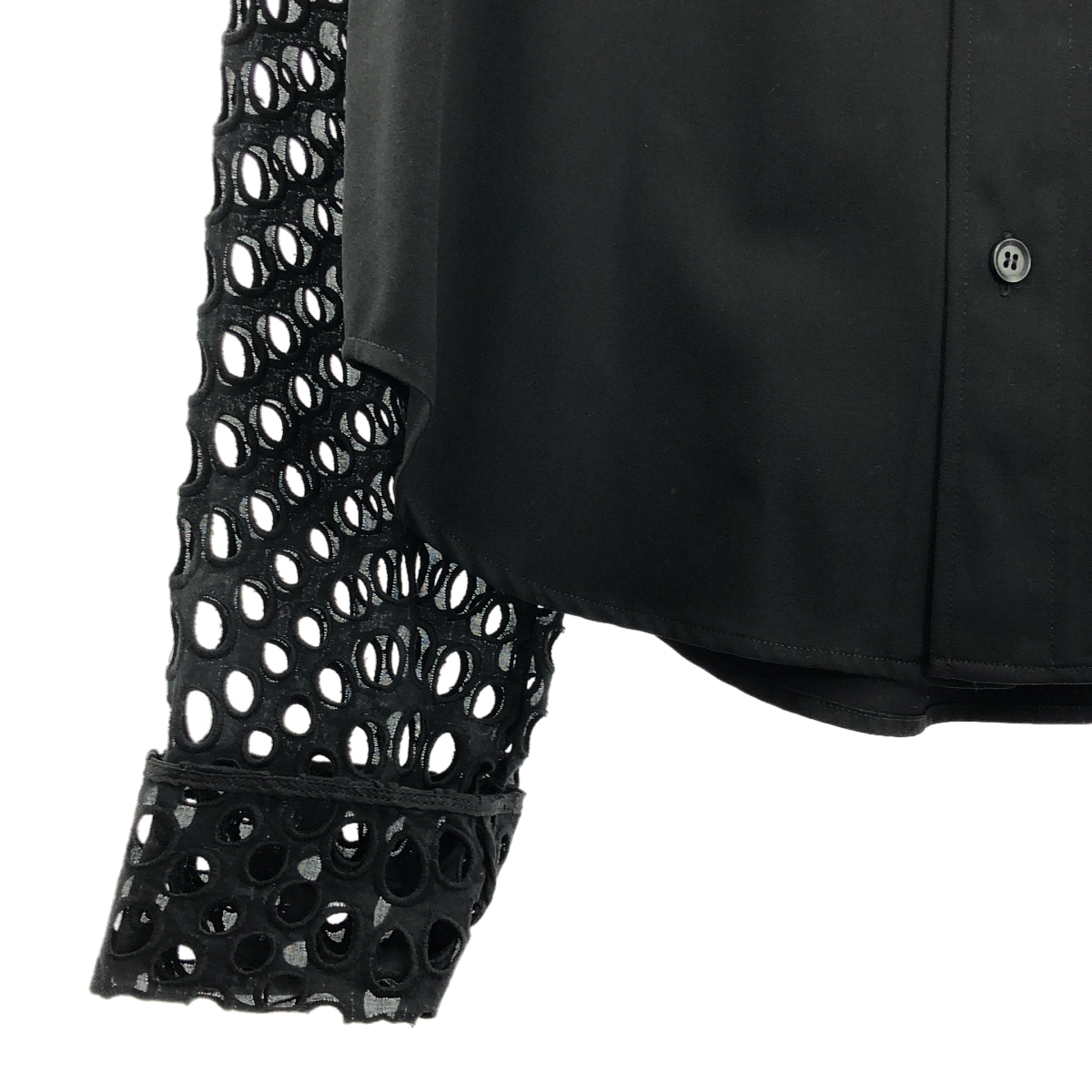 Y's / ワイズヨウジヤマモト パンチングシアースリーブ シャツ ブラウス