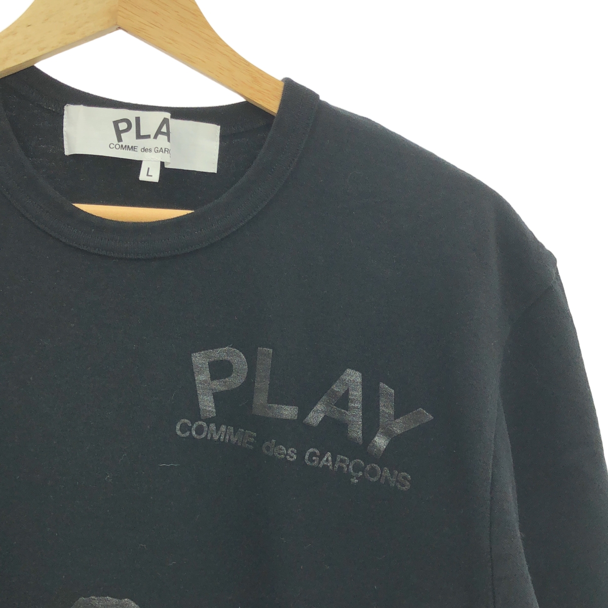 PLAY COMME des GARCONS / プレイコムデギャルソン ハート ロゴ プリント Tシャツ