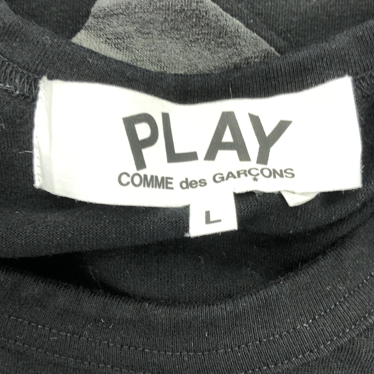 PLAY COMME des GARCONS / プレイコムデギャルソン ハート ロゴ プリント Tシャツ