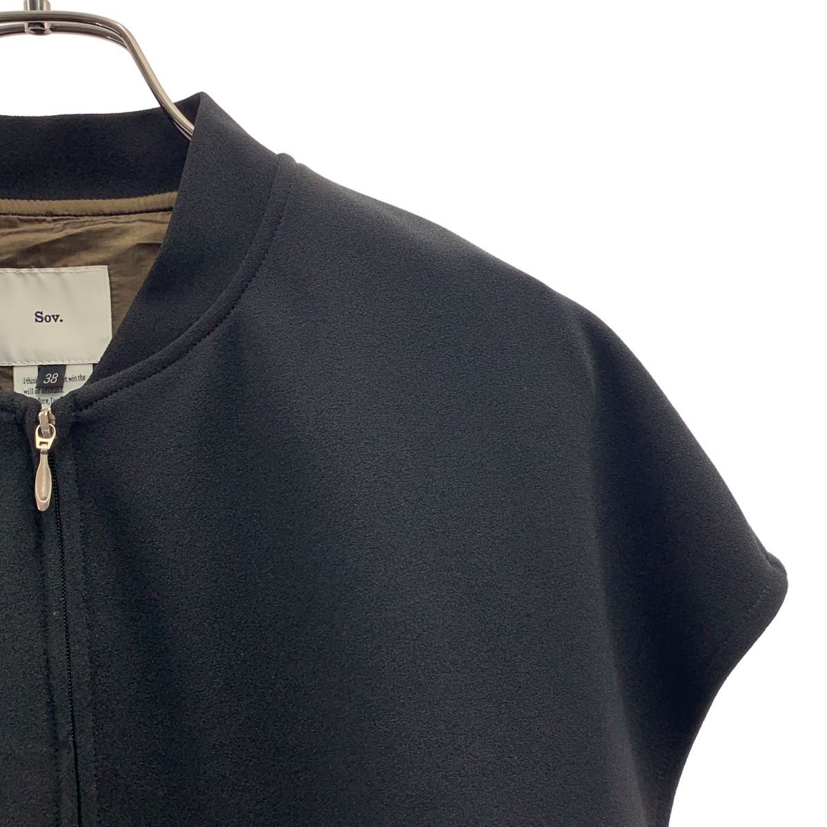 その他 ニットジョーゼットブルゾンベスト / 総裏地