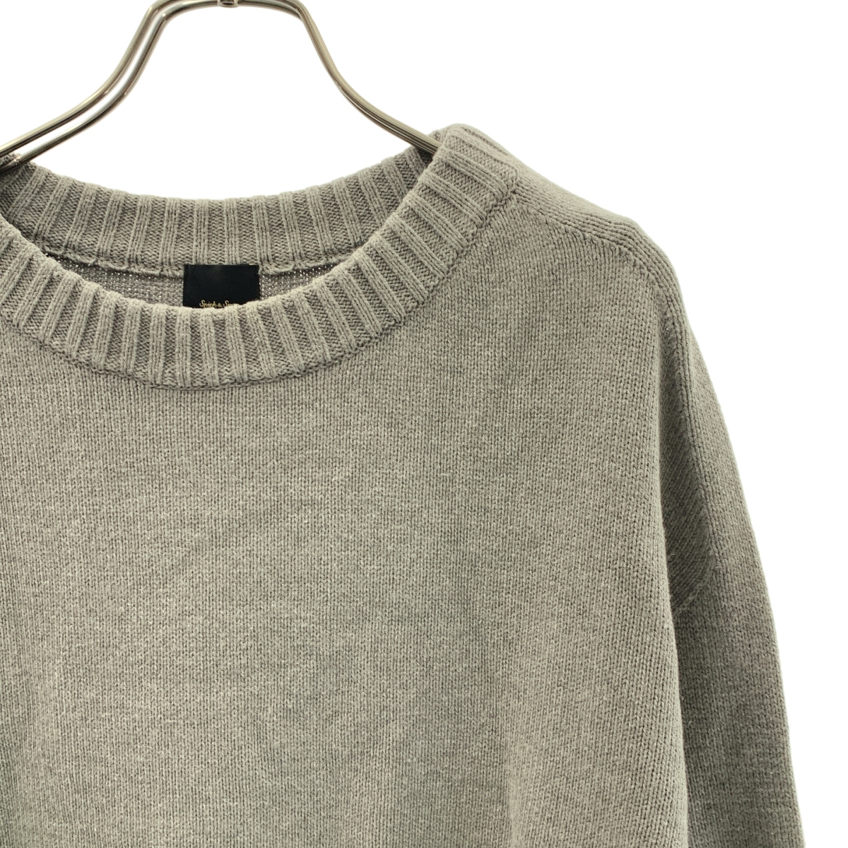 Spick and Span / スピックアンドスパン バルキーヤーン ロングリブ プルオーバー ニット