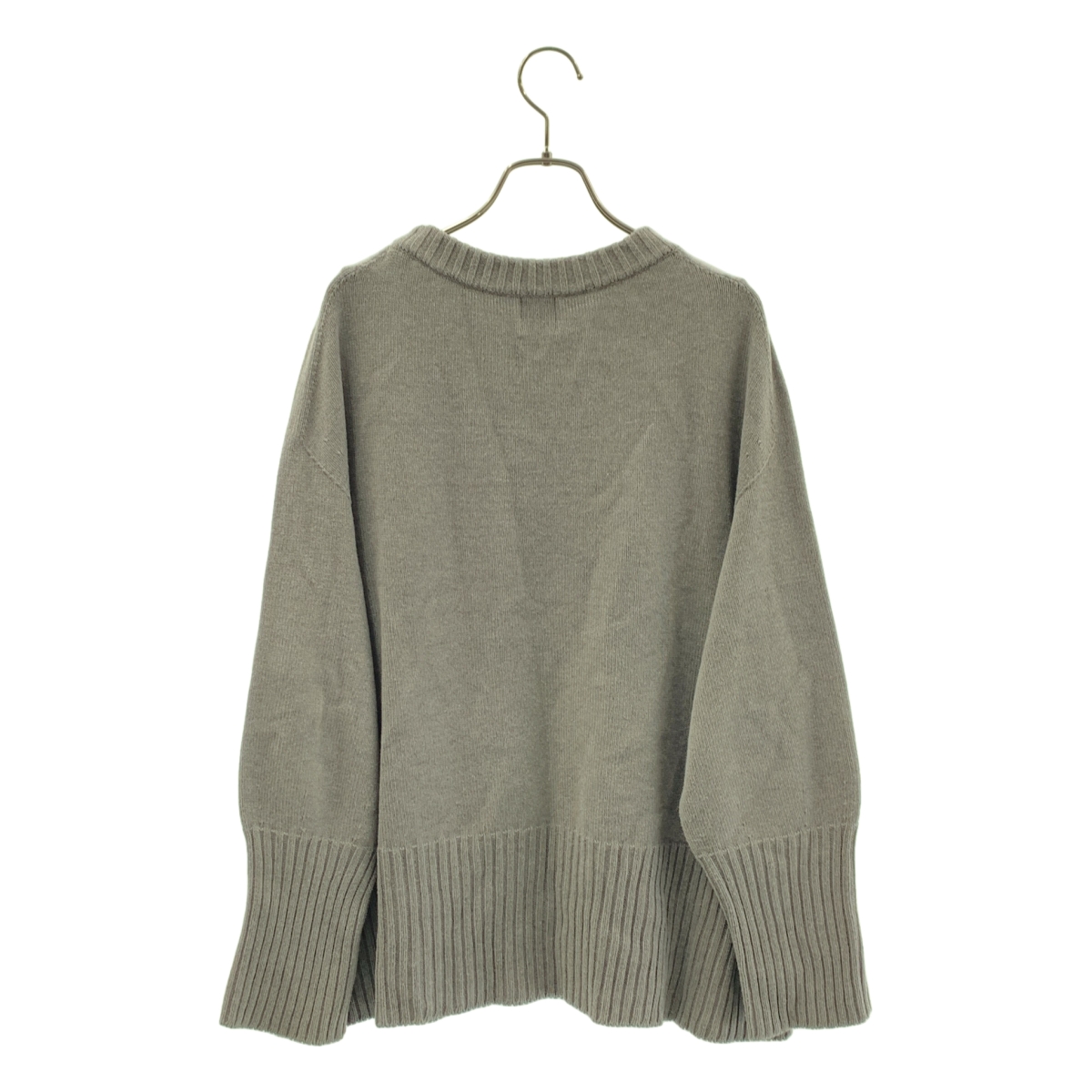 Spick and Span / スピックアンドスパン バルキーヤーン ロングリブ プルオーバー ニット