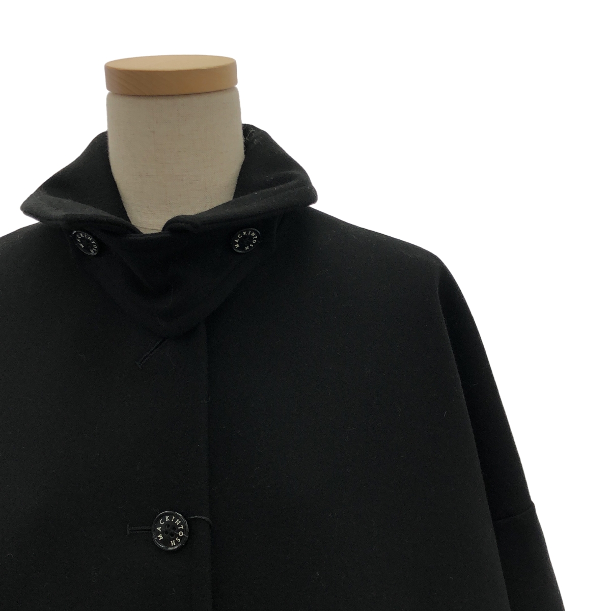 MACKINTOSH / マッキントッシュ HUMBIE / ハンビー ウール メルトン オーバー コート / ロゴ総裏地