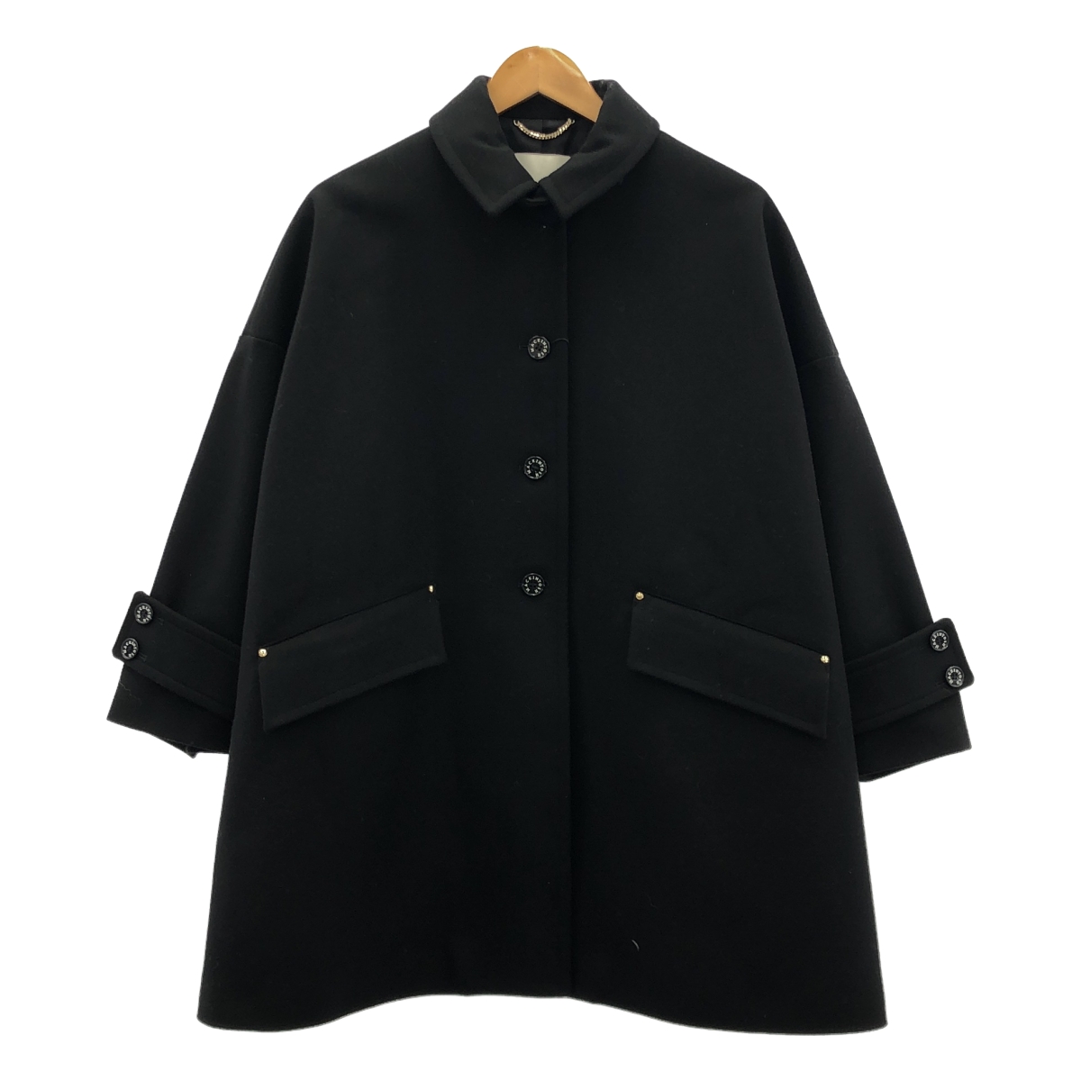 MACKINTOSH / マッキントッシュ HUMBIE / ハンビー ウール メルトン オーバー コート / ロゴ総裏地