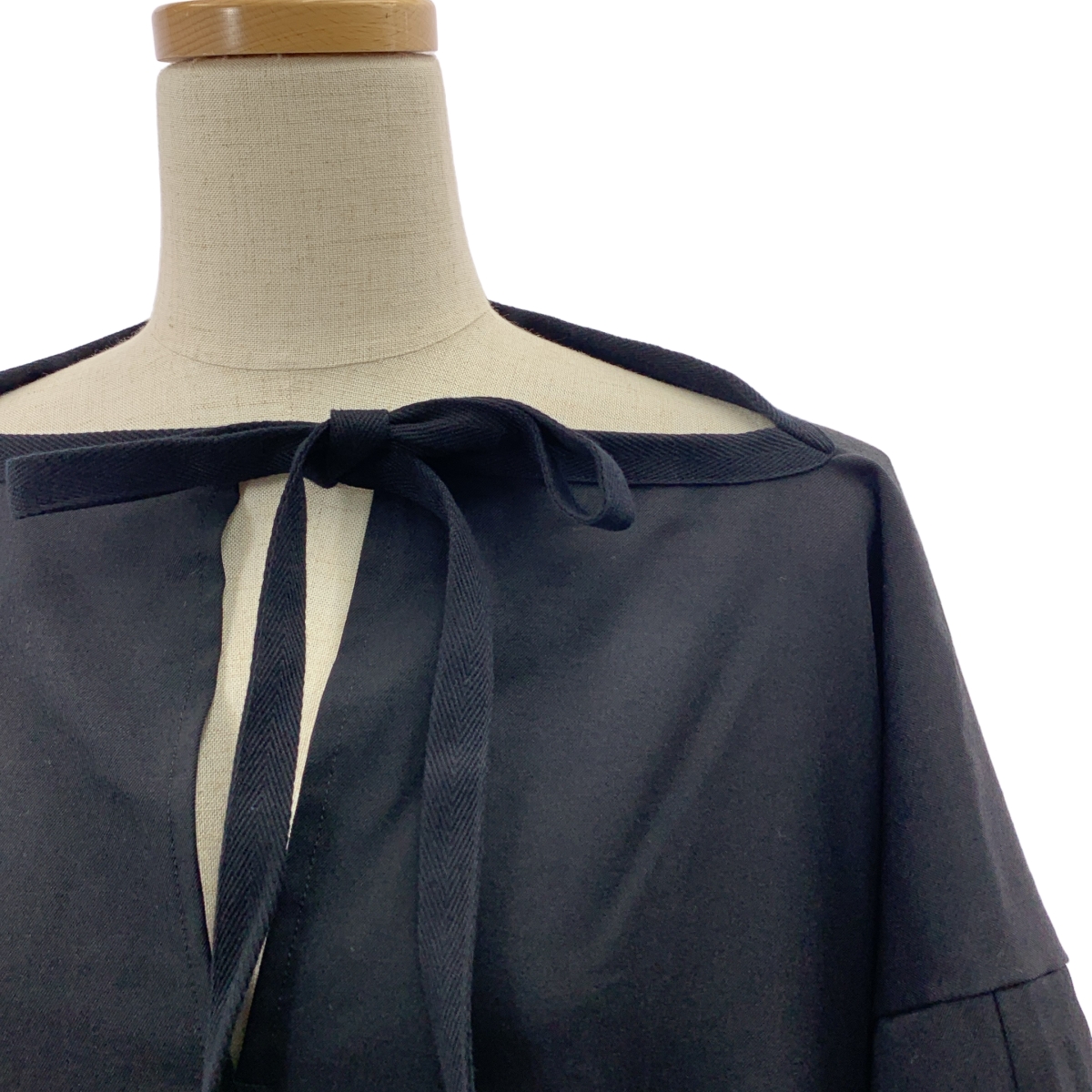 tricot COMME des GARCONS / トリココムデギャルソン ドローストリング フーデッド オーバー ワンピース