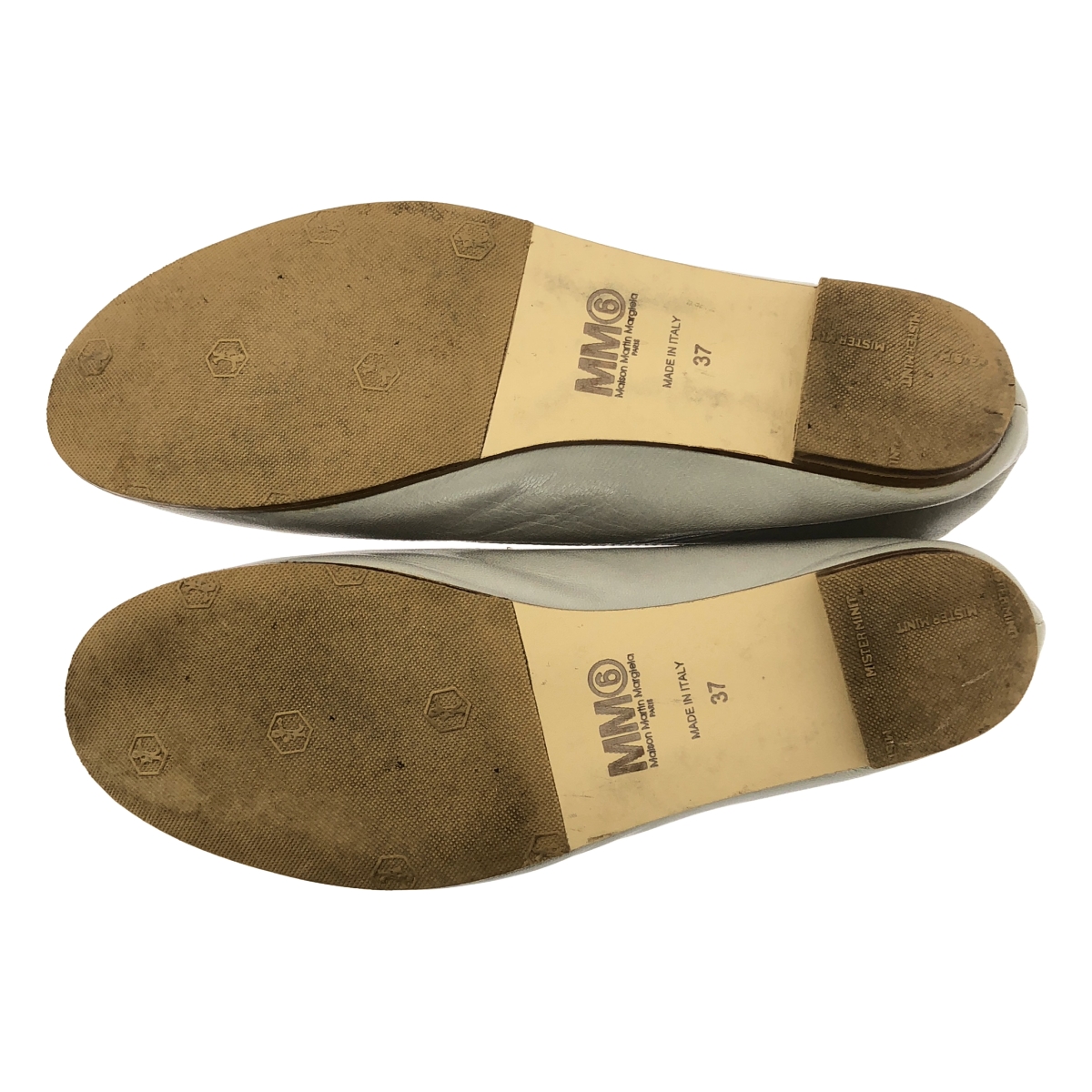 MM6 Maison Martin Margiela / エムエムシックスメゾンマルタンマルジェラ レザー フラットシューズ