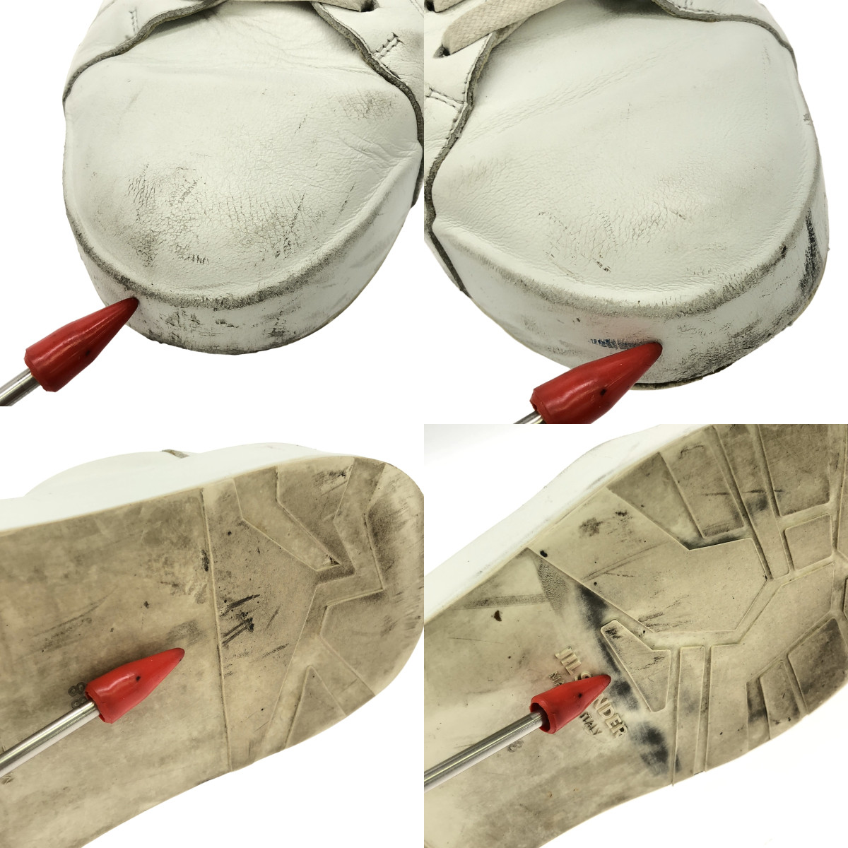 JIL SANDER / ジルサンダー レザー レースアップ スニーカー