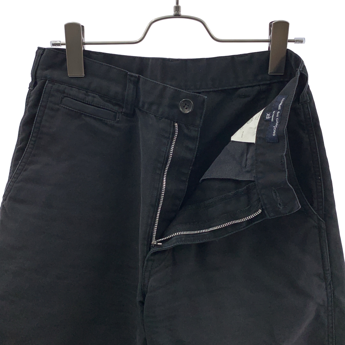 COMME des GARCONS HOMME / コムデギャルソンオム コットン 製品洗い テーパード チノパンツ